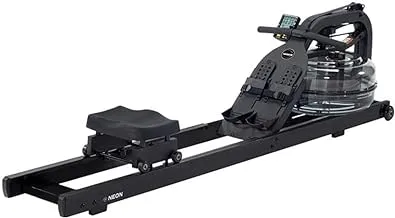 First Degree Fitness Neon Plus Rowing Machine, Black