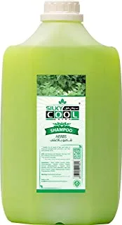 Silky Cool shampoo with herbs extract for shiny and healthy hair 5L