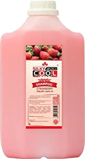 Shampoo with strawberry extract from silky cool for protection