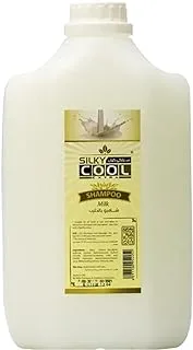 Silky Cool Shampoo with milk extract for shiny and dense hair 5L