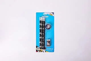 مجموعة أقلام رصاص ديزني ميكي ماوس أوت أوف ذا وورلد مكونة من 8 قطع