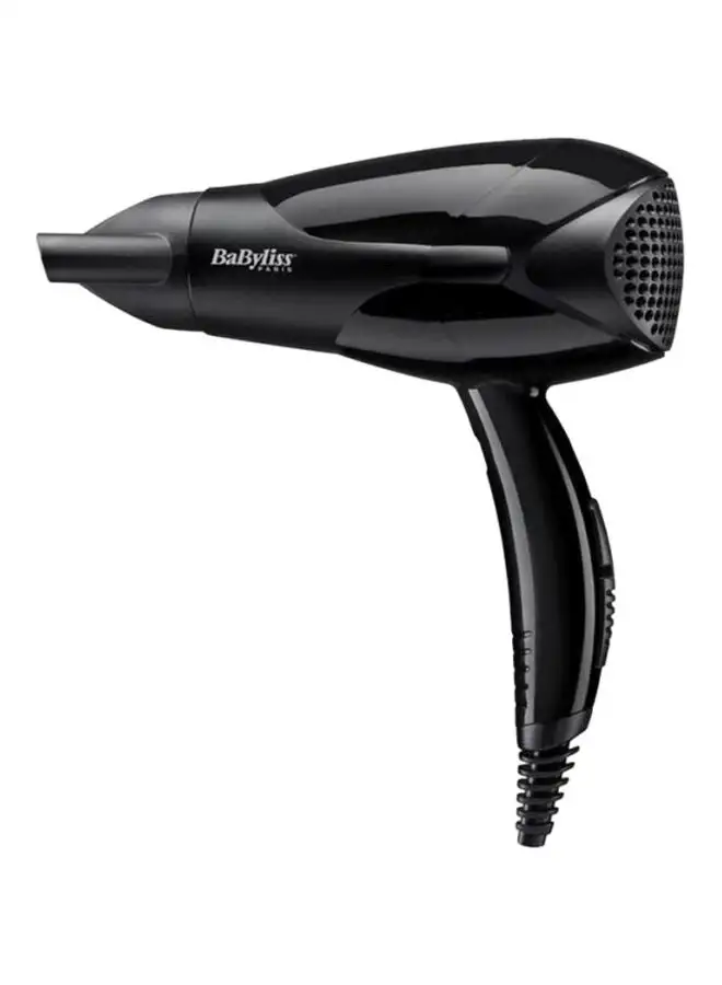 babyliss Powerlight 2000 Dryer | Lightweight And Powerful 2000w Dryer With Quick Drying Time | 2 Heat & 2 Speed Control, Easy To Handle & Efficient And Customizable Settings | D212SDE Black