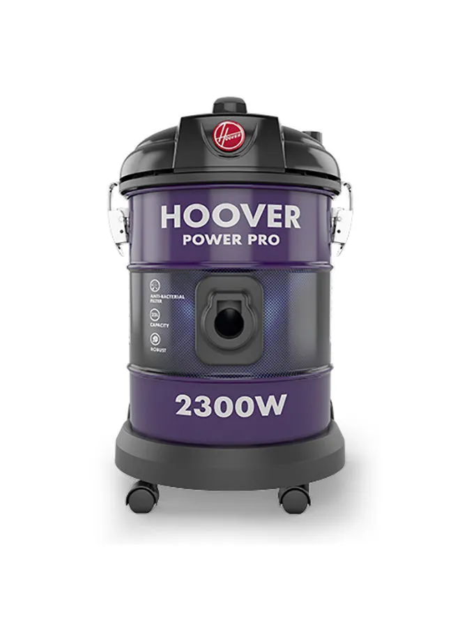 HOOVER Power Pro Tank Drum Vacuum Cleaner 22 L 2300 W HT85-T3ME Blue/Black