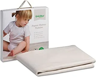 واقي مرتبة سرير الأطفال العضوي المقاوم للماء من ذا ليتل جرين شيب (60x120 سم)