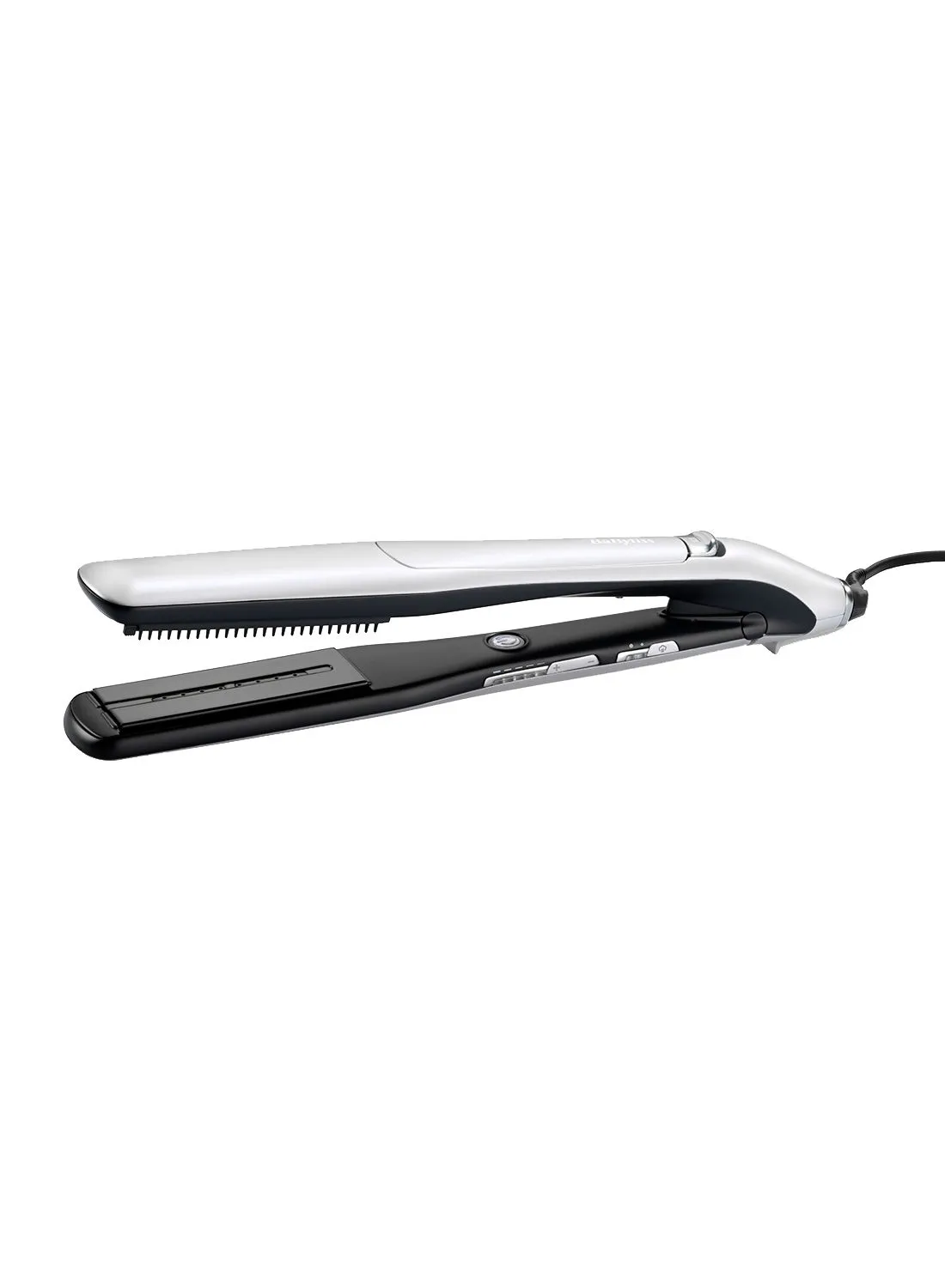 babyliss Steam Lustre Professional Hair Straightener | Advanced Ceramic 36mm Broad Heating Plate | 5 Heat Settings From 170-210°C | 360° Surround Steam Technology For Smooth Hair | ST595SDE Silver