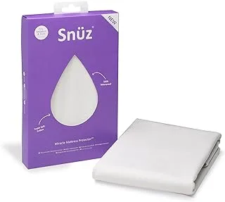 Snüz Cot Bed Mattress Protector, White 70X140