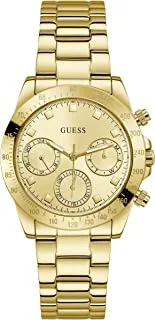 GUESS 36mm Multifunction Stainless Steel Watch with Crystals