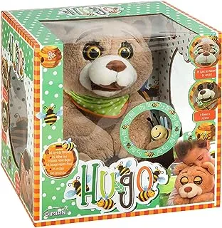 Dimian BD2012D Cuddly Toy Bear Hugo Storyteller, approx. 35 cm, moves and tells the story of Cinderella in German