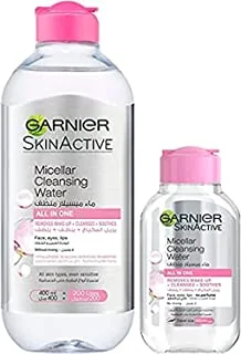 Garnier SkinActive Micellar Cleansing Water All In One, 400 + 100 ml